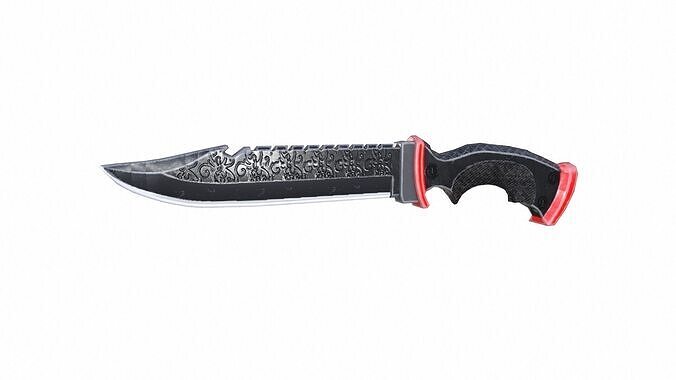 Snake Dagger Low-poly 3D model