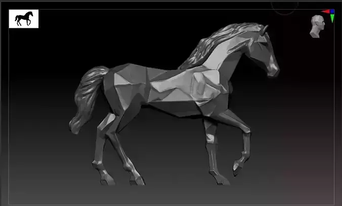 Horse Low Poly