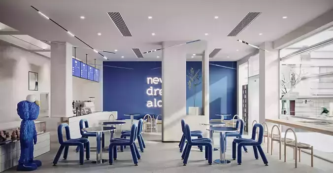 restaurant  cafe  Interior scene  145