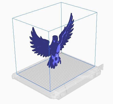 eagle pendant 3D print model_9