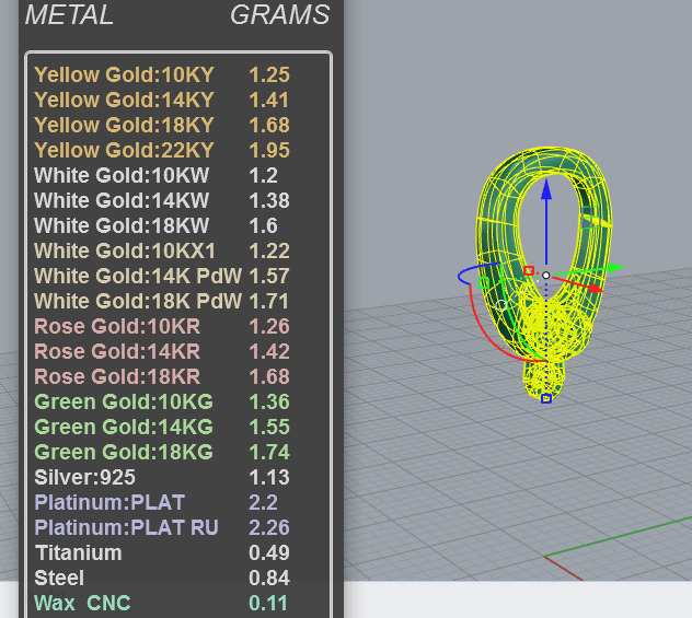 Oval Pendant Bail 3D print model_2