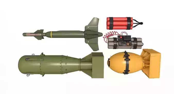 Bomb collection 3D model