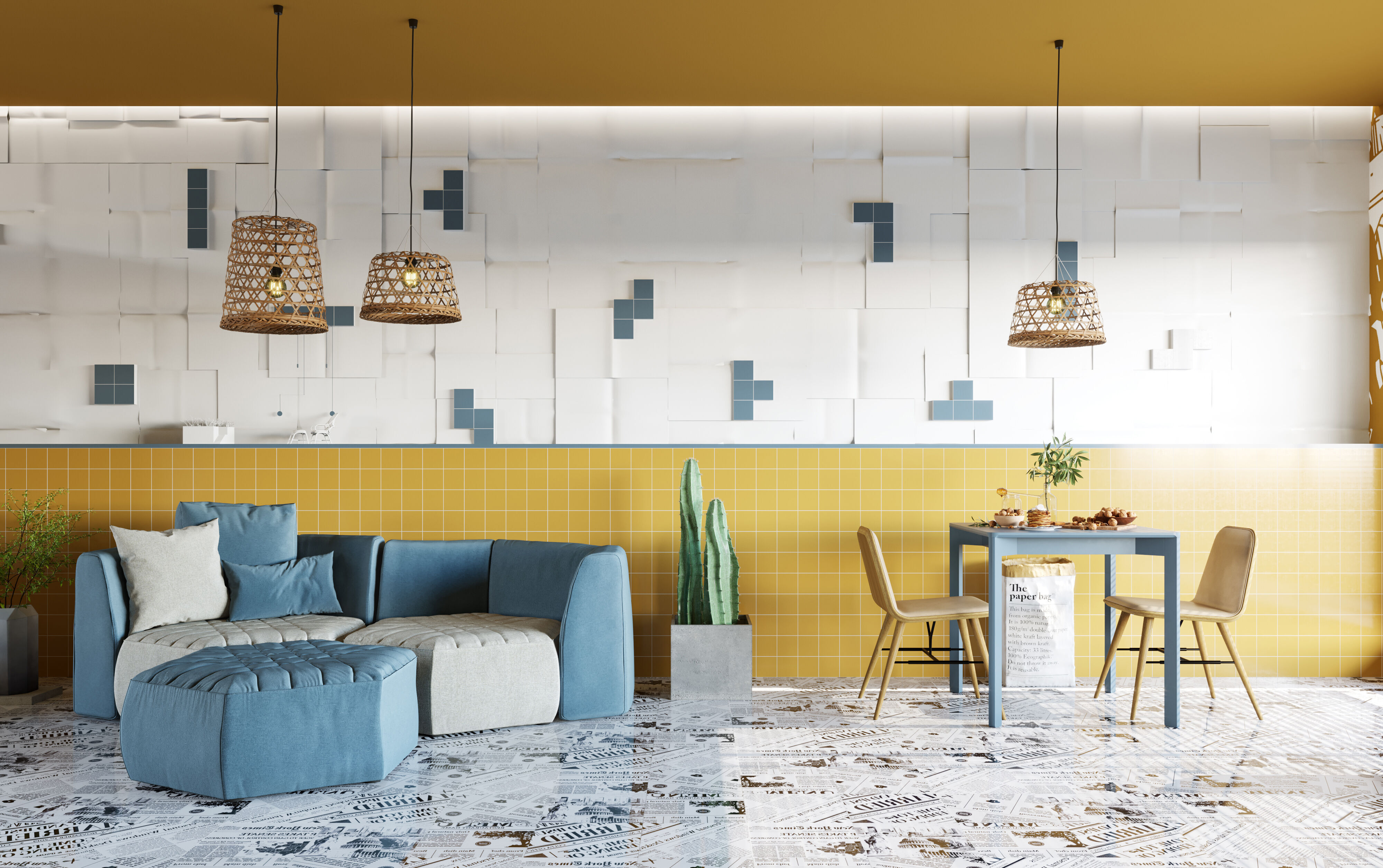  restaurant  Interior scene  3D model_4