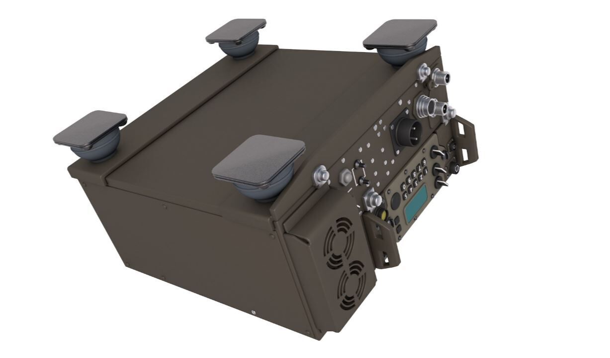 Tactical Radio 3D model_4