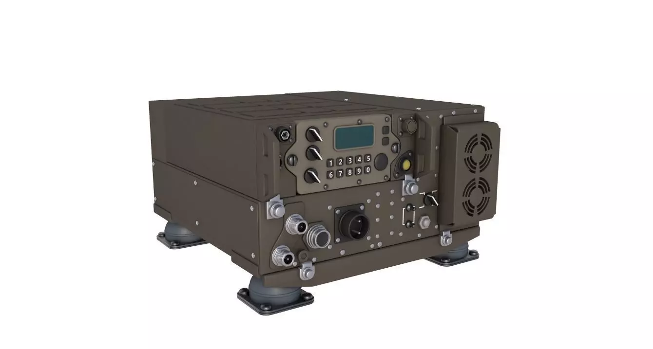 Tactical Radio 3D model_0