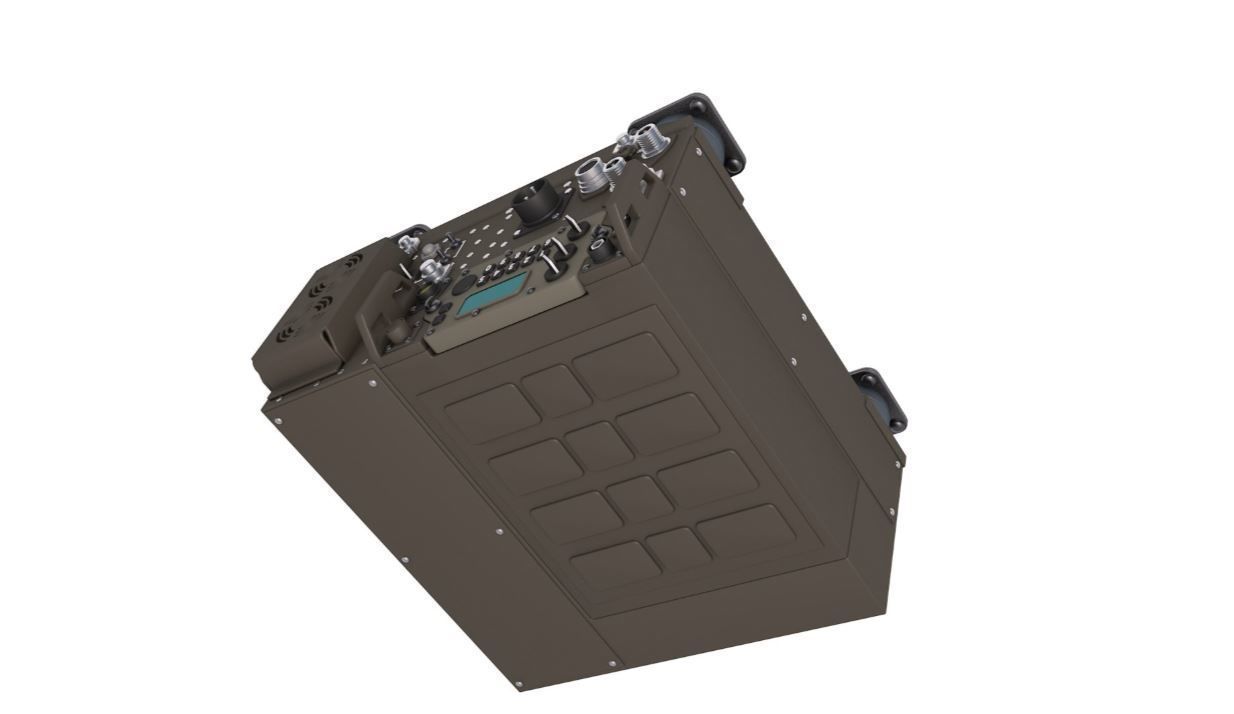 Tactical Radio 3D model_1