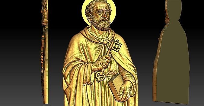 1 Saint Paul CNC Relief Model 3D print model