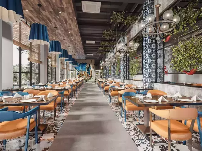  restaurant  cafe  Interior scene   155