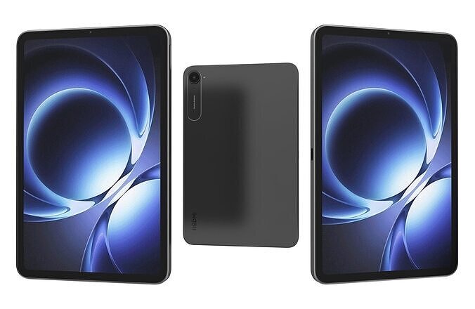 Xiaomi Redmi K Pad Black Low-poly 3D model
