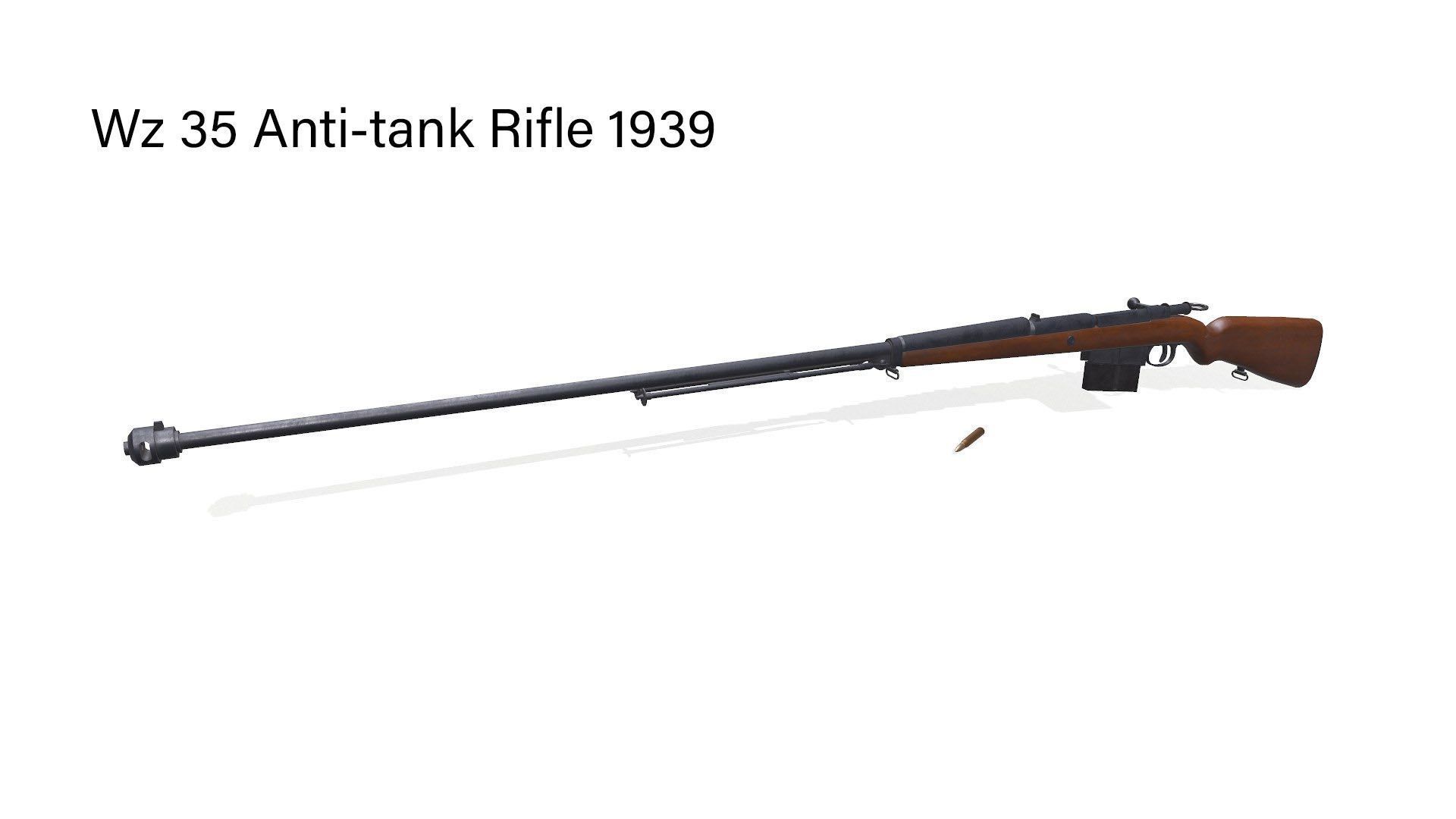 Anti Tank Rifle Collection Low-poly PBR _2