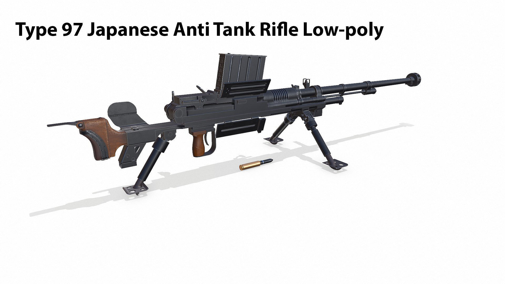 Anti Tank Rifle Collection Low-poly PBR _7