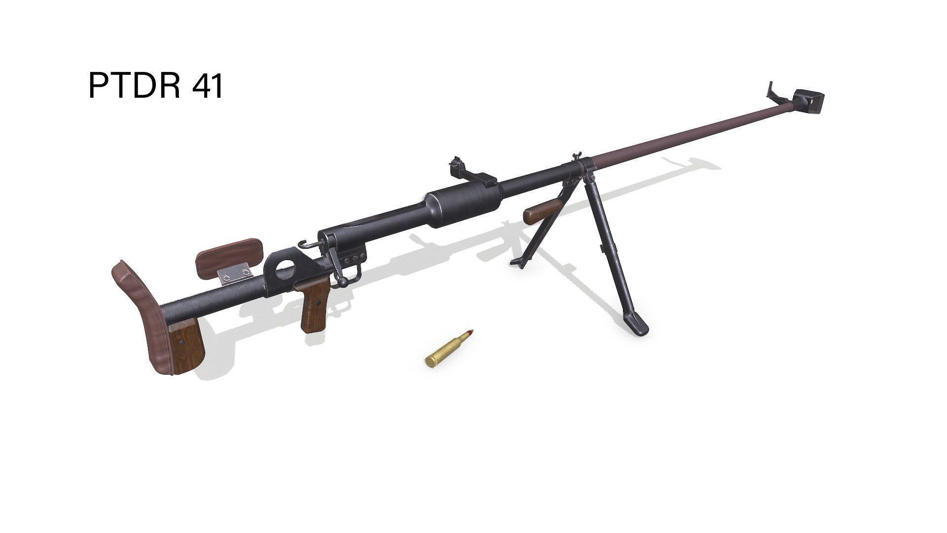 Anti Tank Rifle Collection Low-poly PBR _5