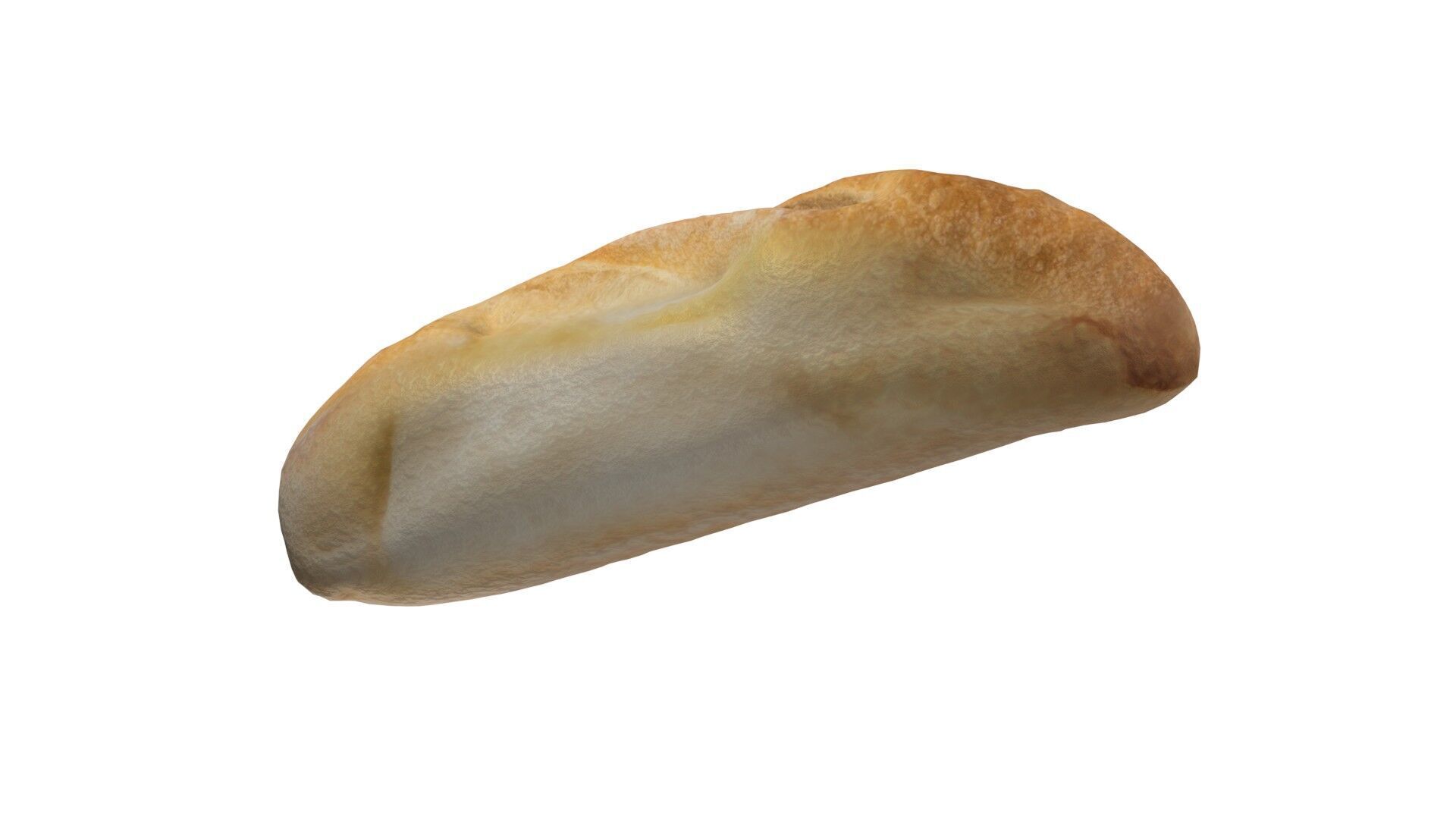 Bread 4   Low-poly 3D model_4