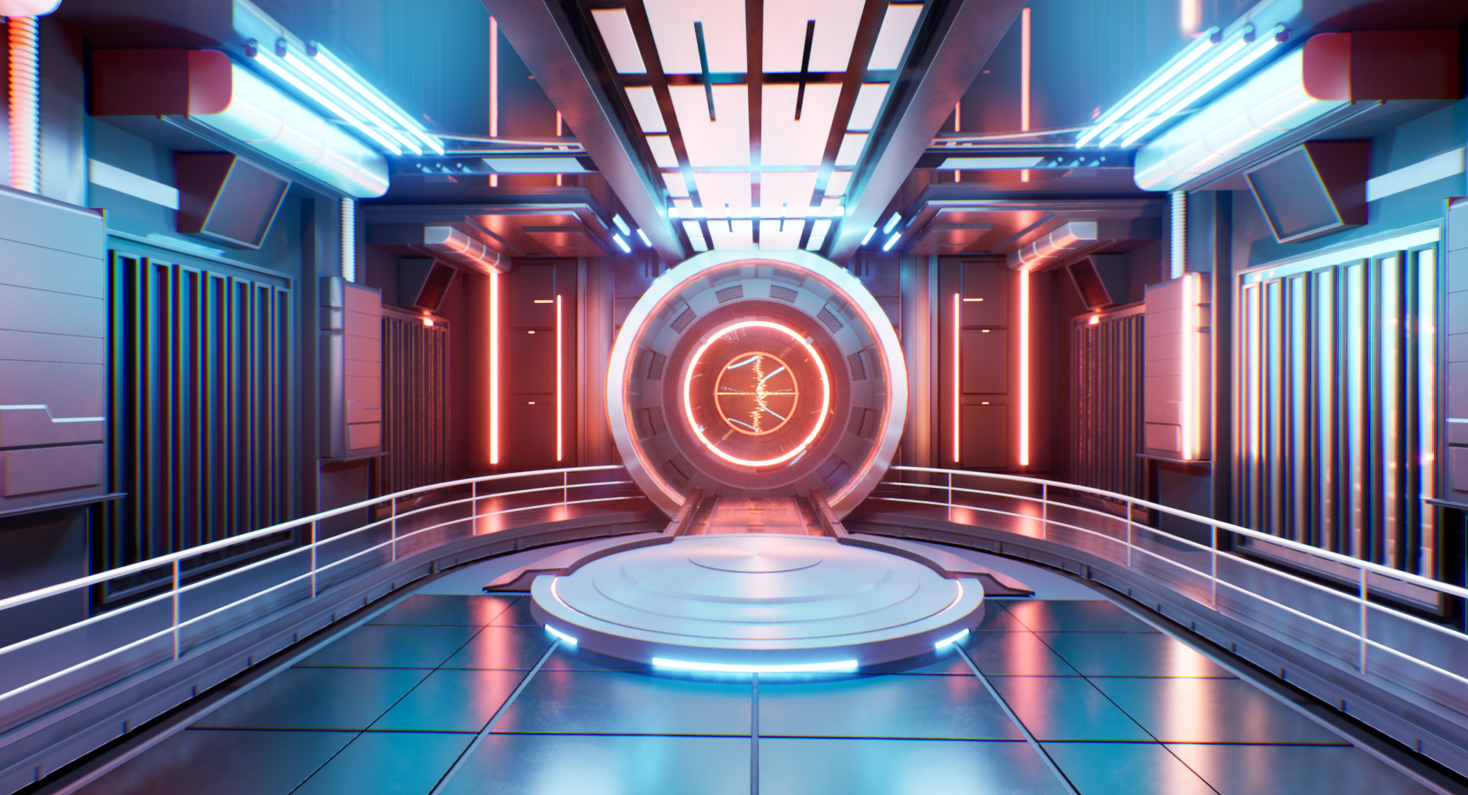 UE5 Virtual Lighting Stage Low-poly 3D model_3