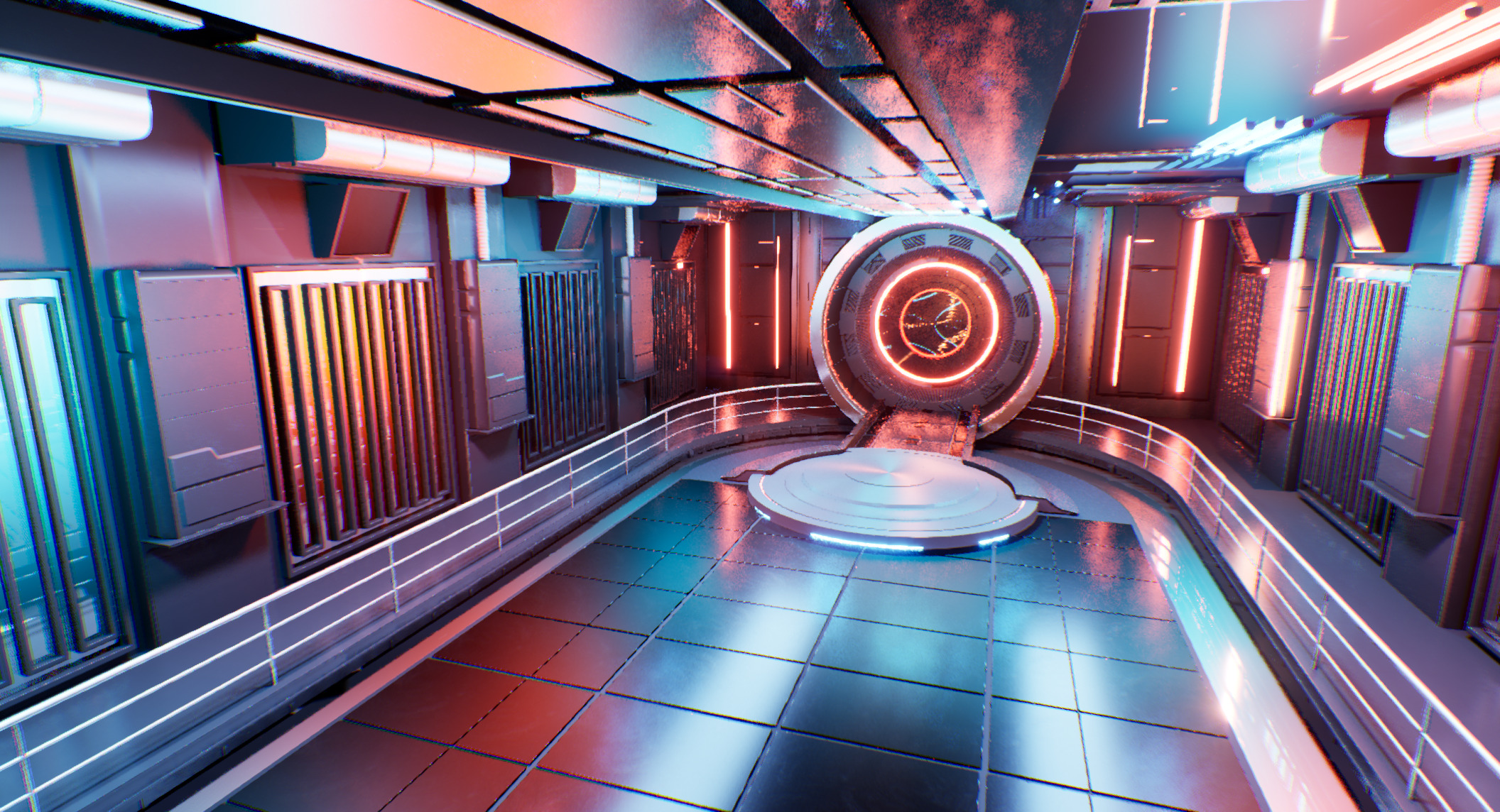 UE5 Virtual Lighting Stage Low-poly 3D model_8