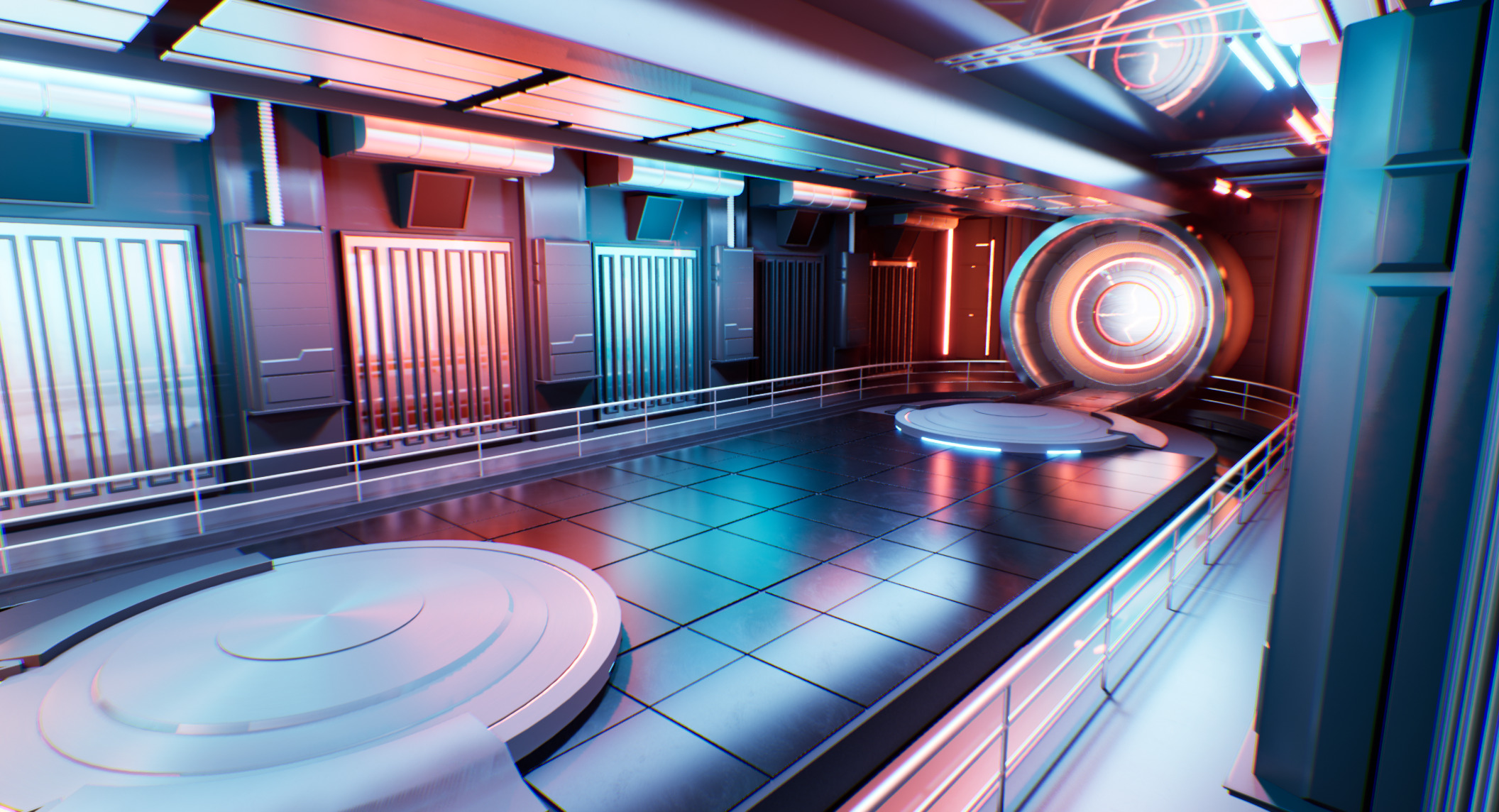 UE5 Virtual Lighting Stage Low-poly 3D model_12