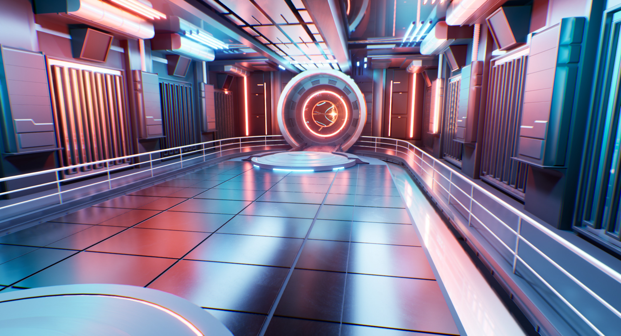 UE5 Virtual Lighting Stage Low-poly 3D model_17