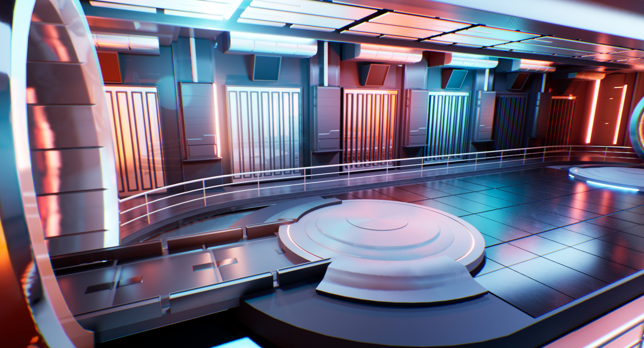 UE5 Virtual Lighting Stage Low-poly 3D model_13
