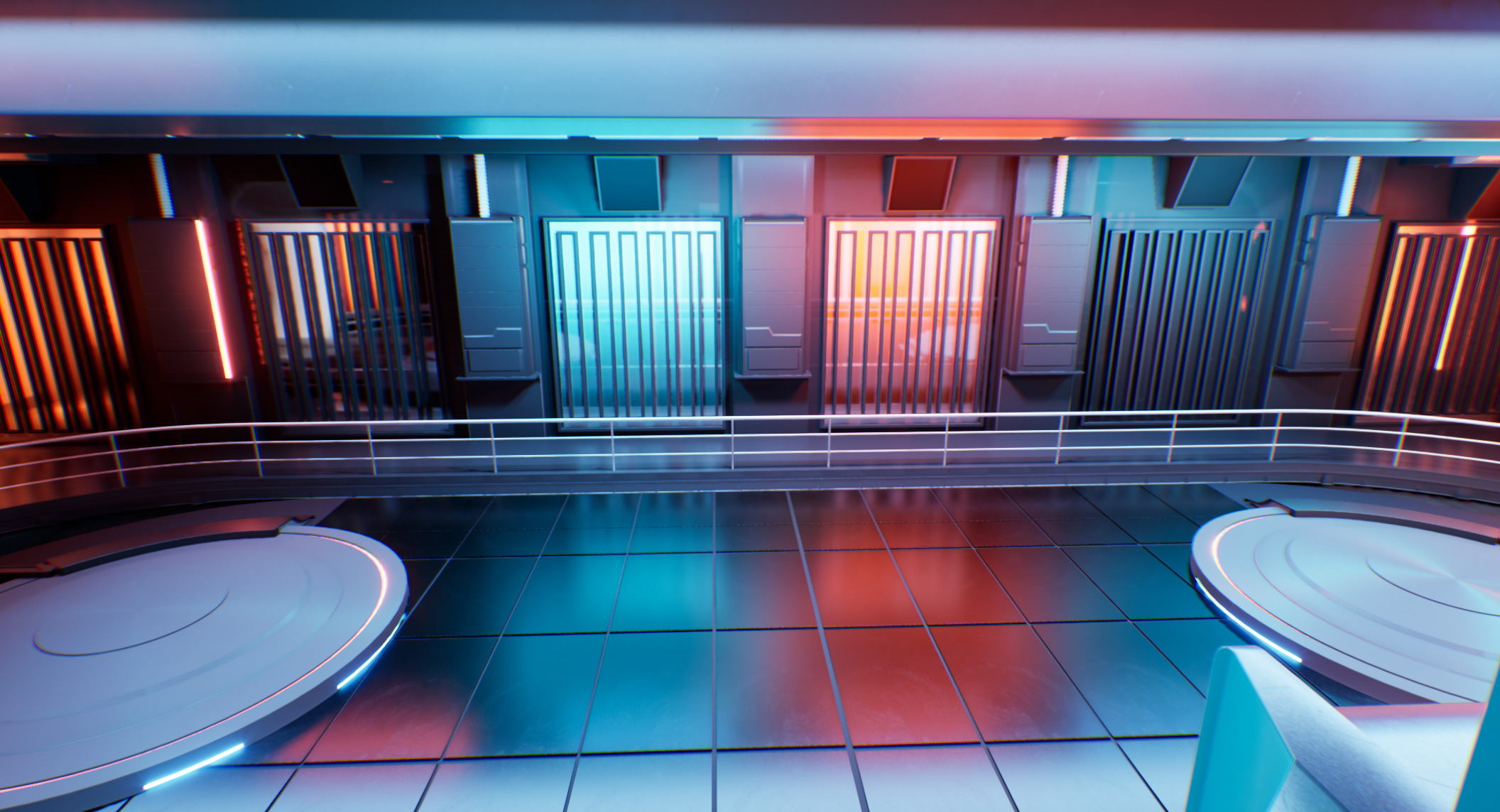 UE5 Virtual Lighting Stage Low-poly 3D model_19