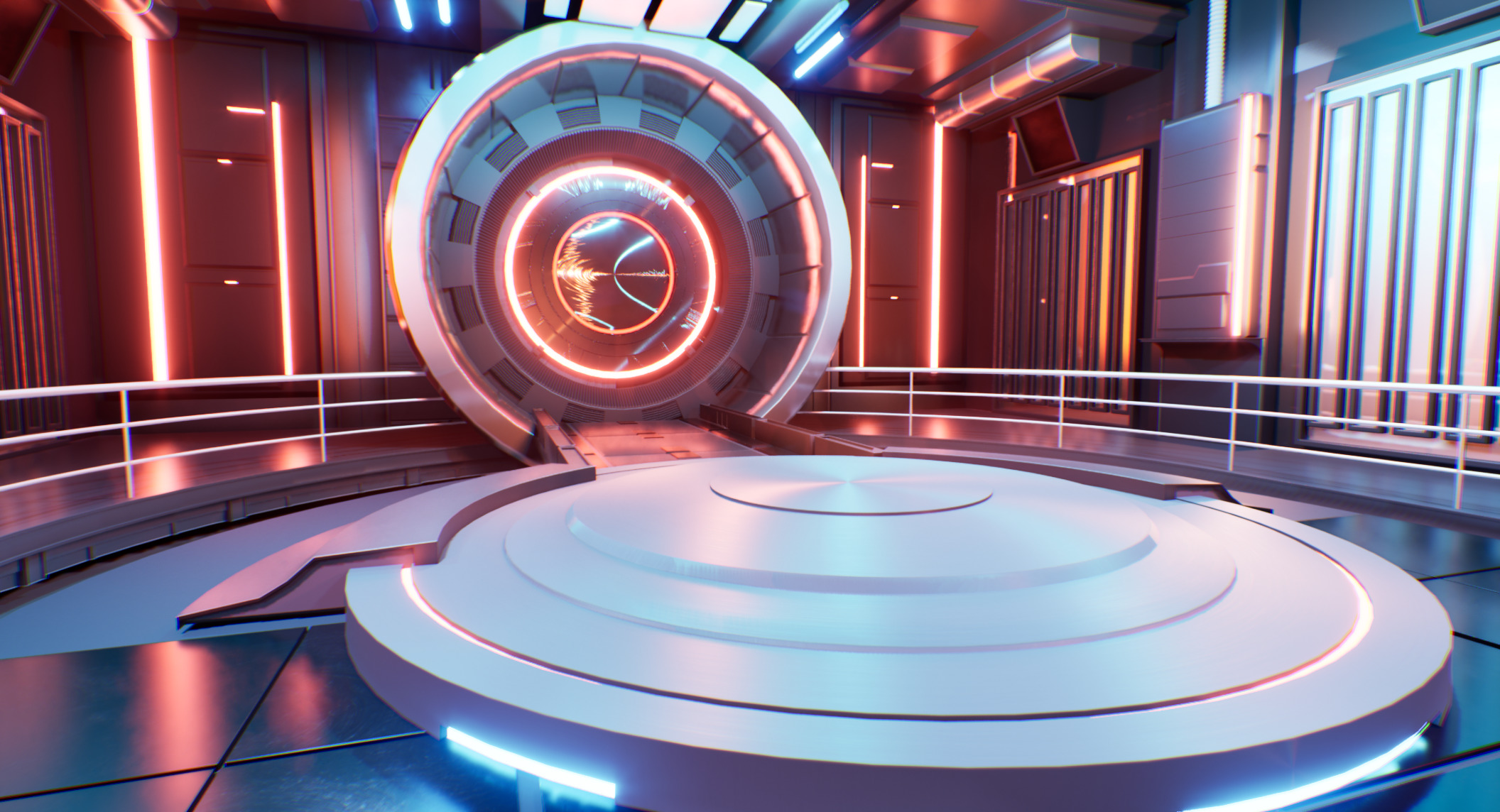 UE5 Virtual Lighting Stage Low-poly 3D model_10