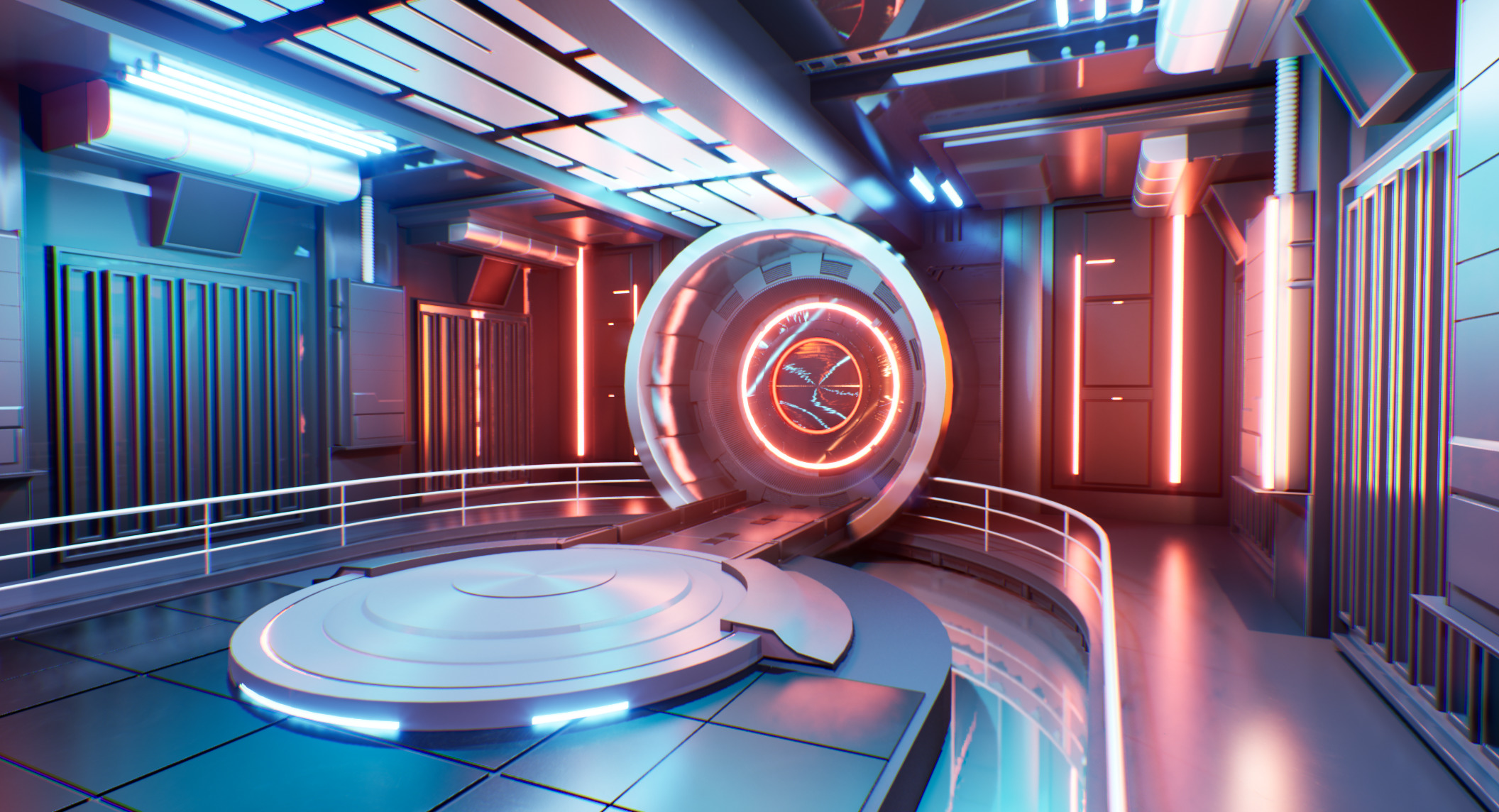 UE5 Virtual Lighting Stage Low-poly 3D model_5