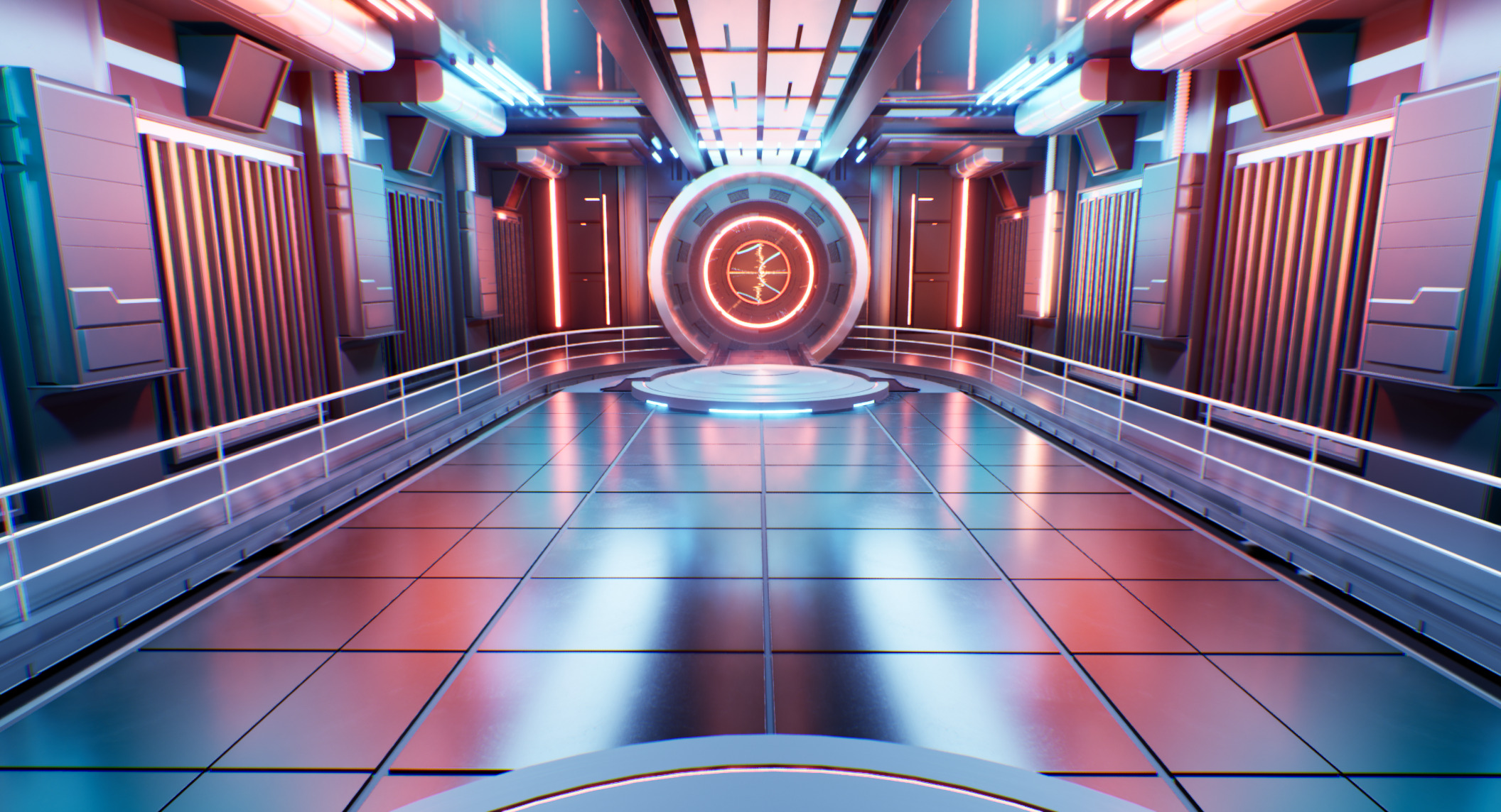 UE5 Virtual Lighting Stage Low-poly 3D model_16