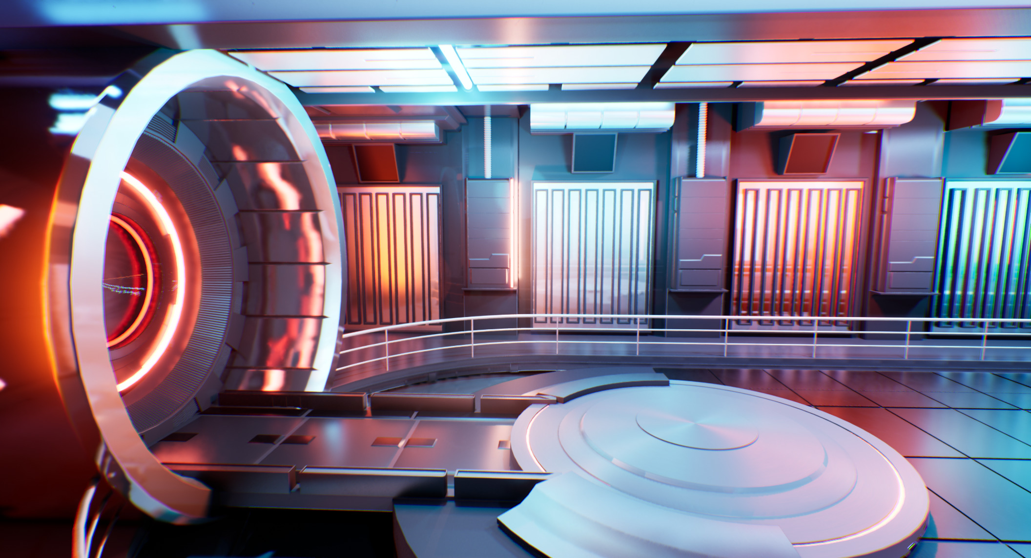 UE5 Virtual Lighting Stage Low-poly 3D model_11