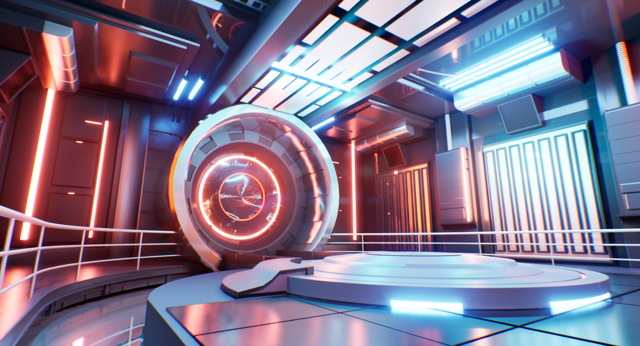 UE5 Virtual Lighting Stage Low-poly 3D model_14