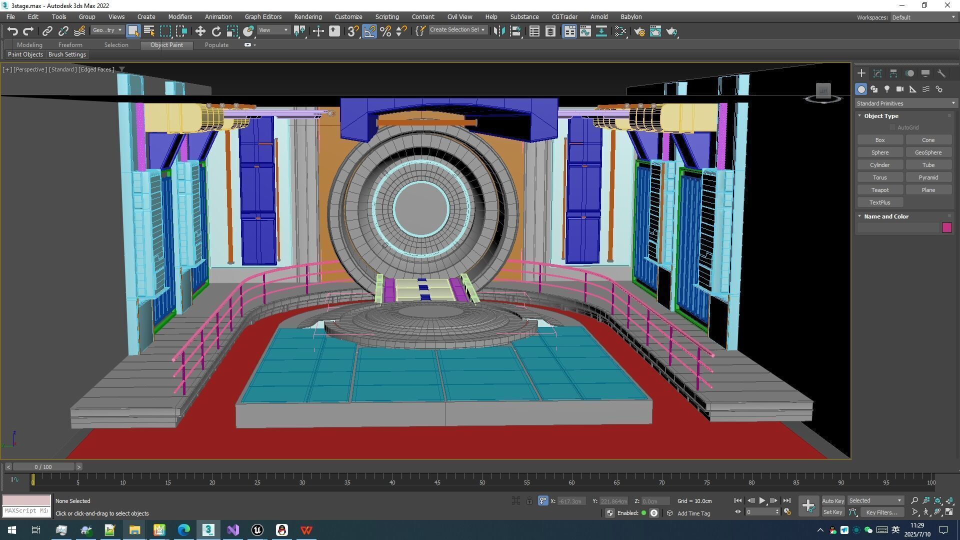 UE5 Virtual Lighting Stage Low-poly 3D model_21