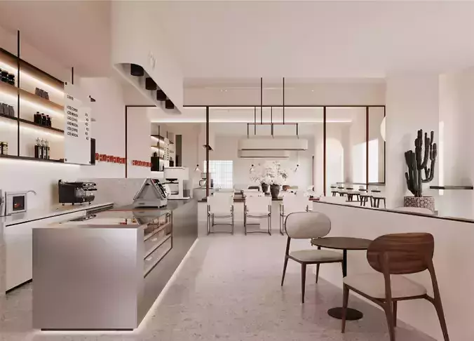  restaurant  cafe  Interior scene  161