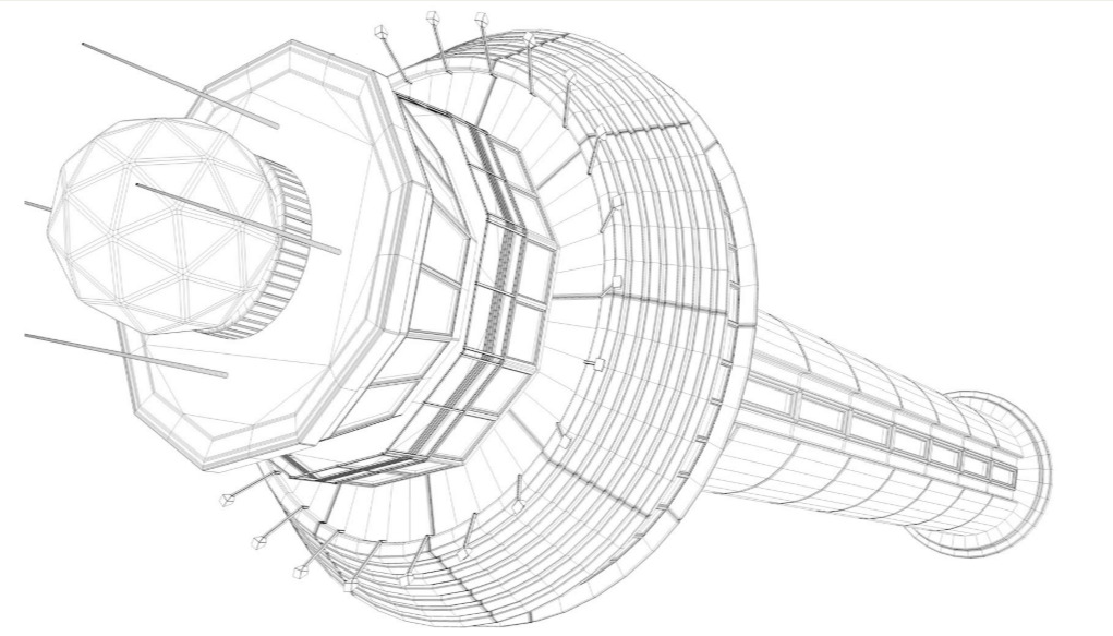 Airport Control Tower 3D model_6