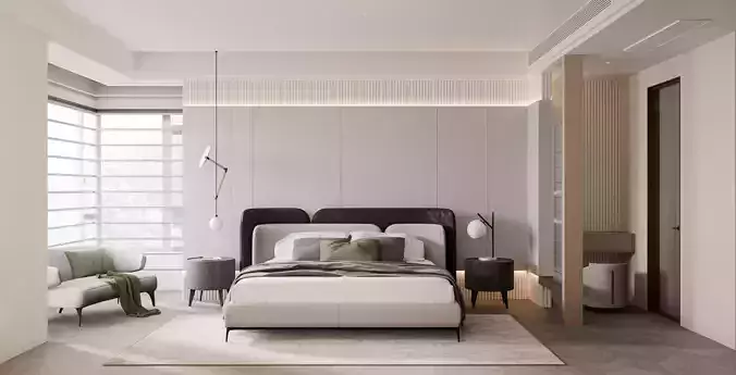 Modern bedroom