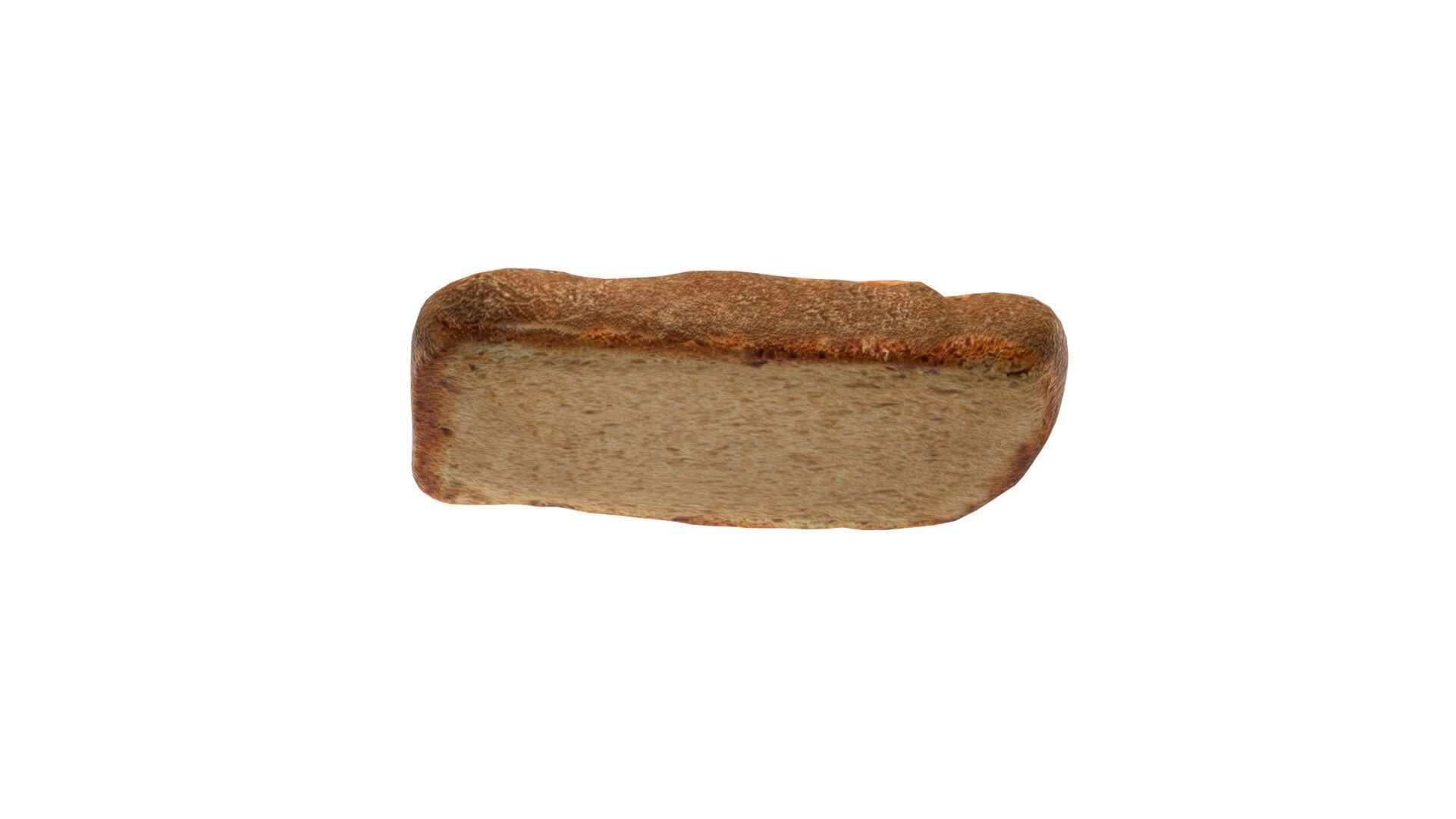 Bread 9    Low-poly 3D model_4