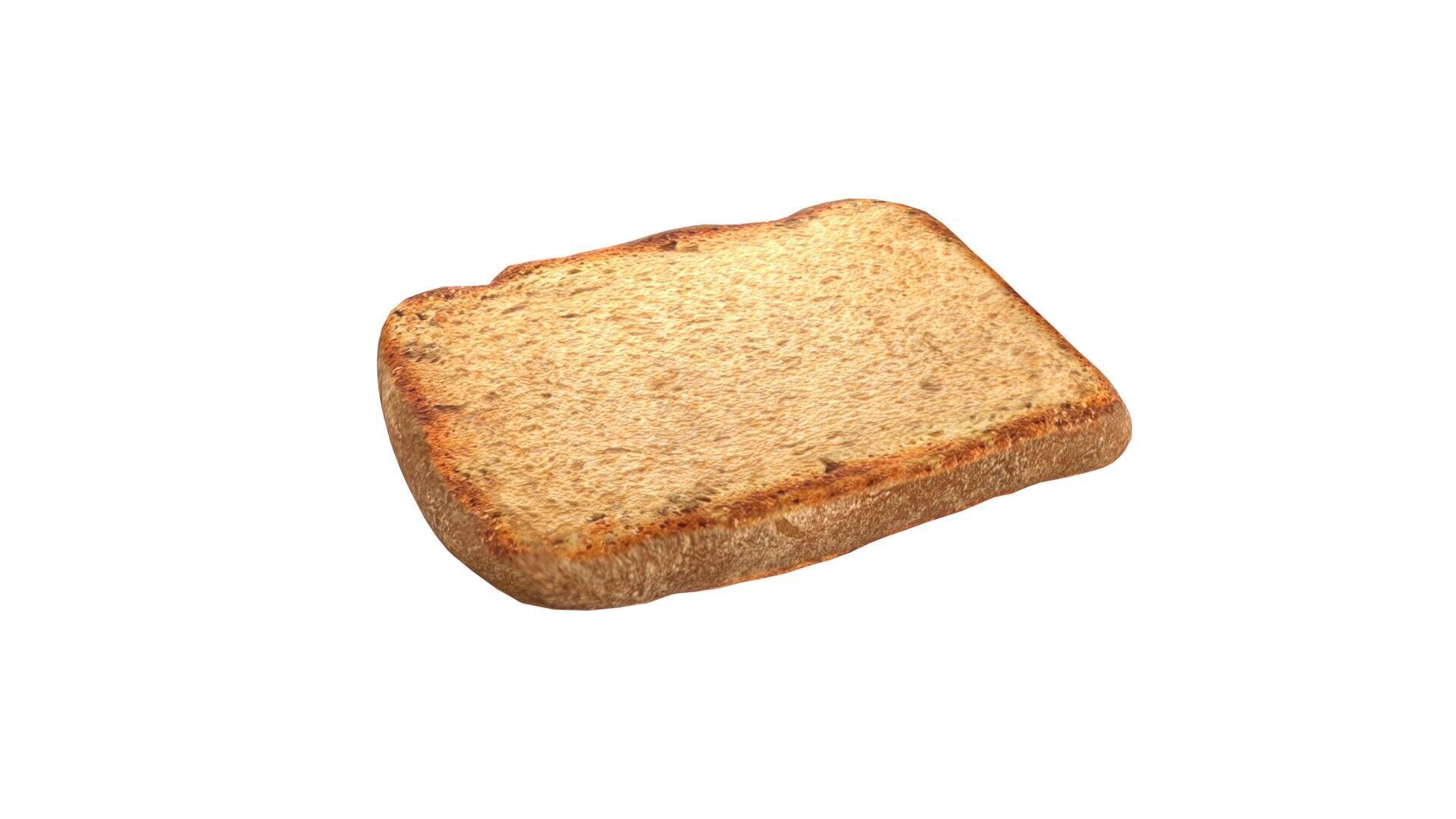 Bread 9    Low-poly 3D model_1