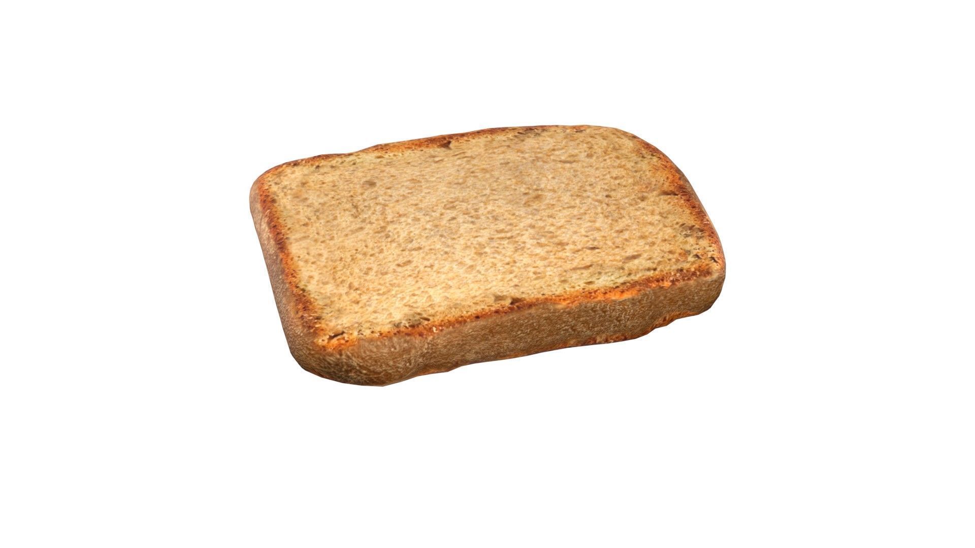 Bread 9    Low-poly 3D model_3