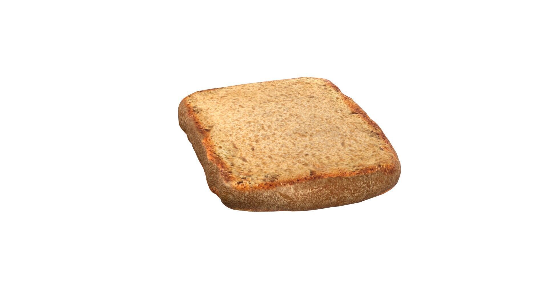 Bread 9    Low-poly 3D model_2