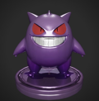 Gengar Pokemon Ectoplasma  3D print model_2