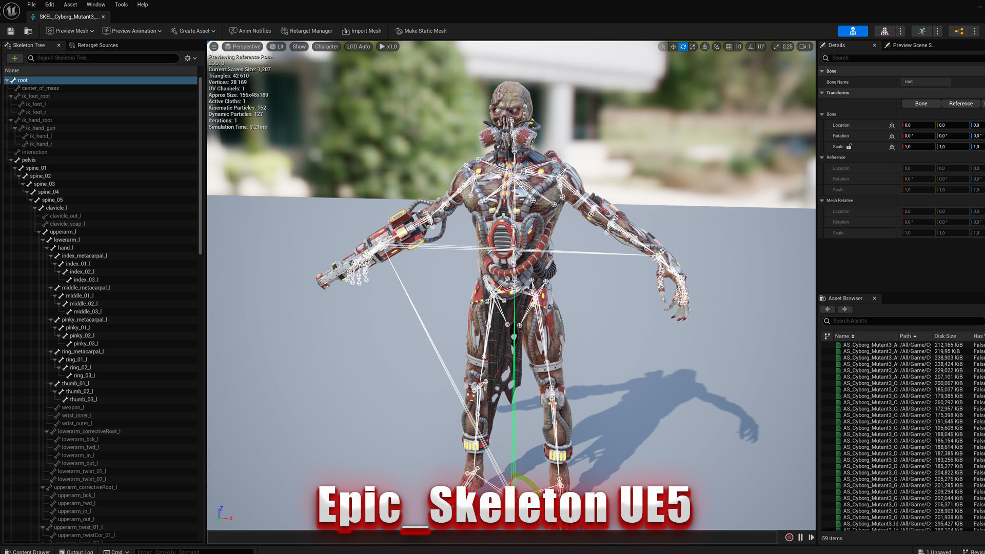 Cyborg Mutant3 Low-poly 3D model_8