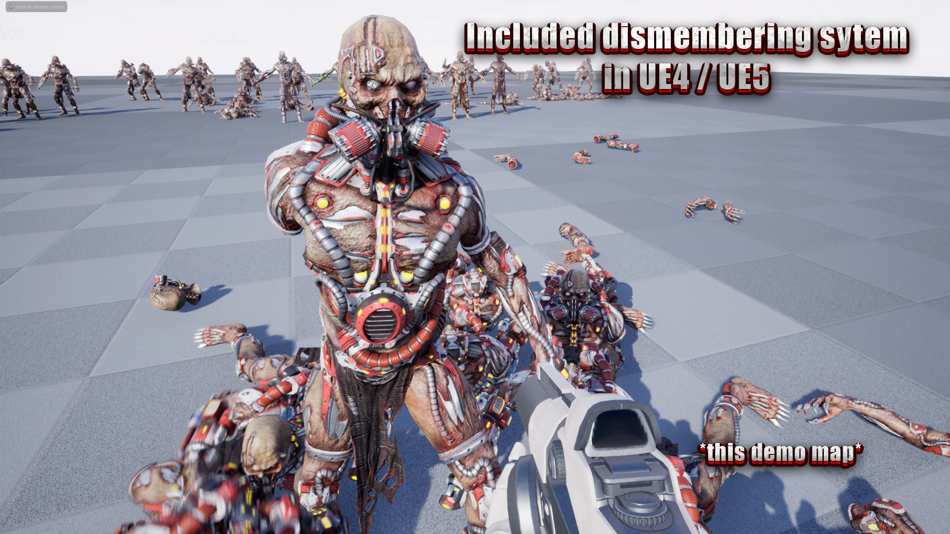 Cyborg Mutant3 Low-poly 3D model_2