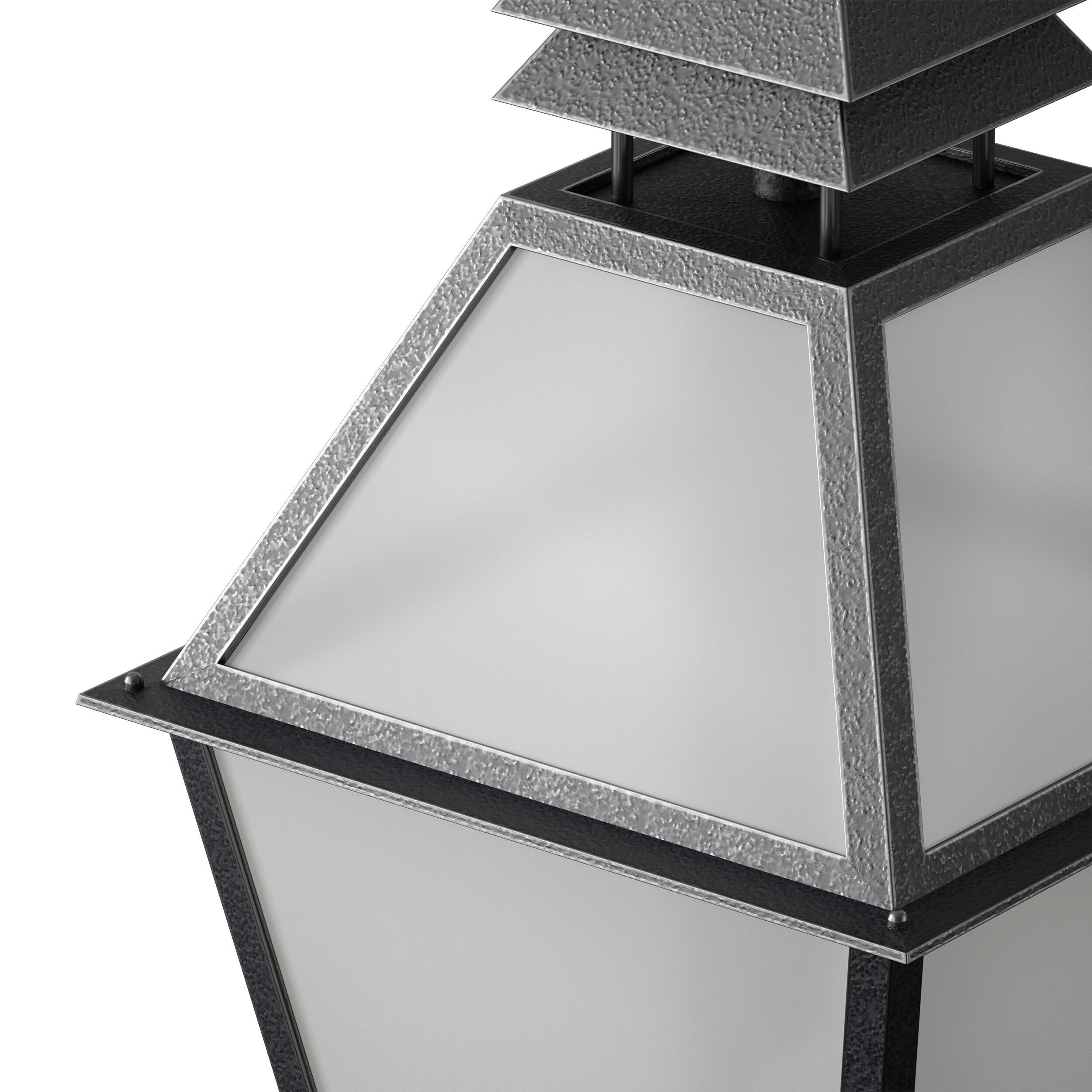 Outdoor Wall Hanging Lantern Light 3D model_29