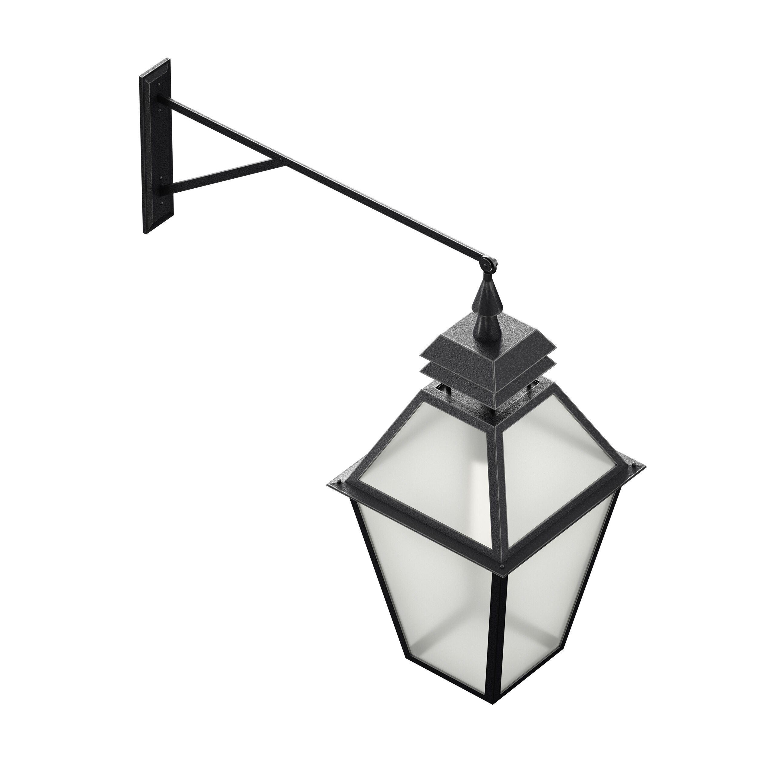 Outdoor Wall Hanging Lantern Light 3D model_8