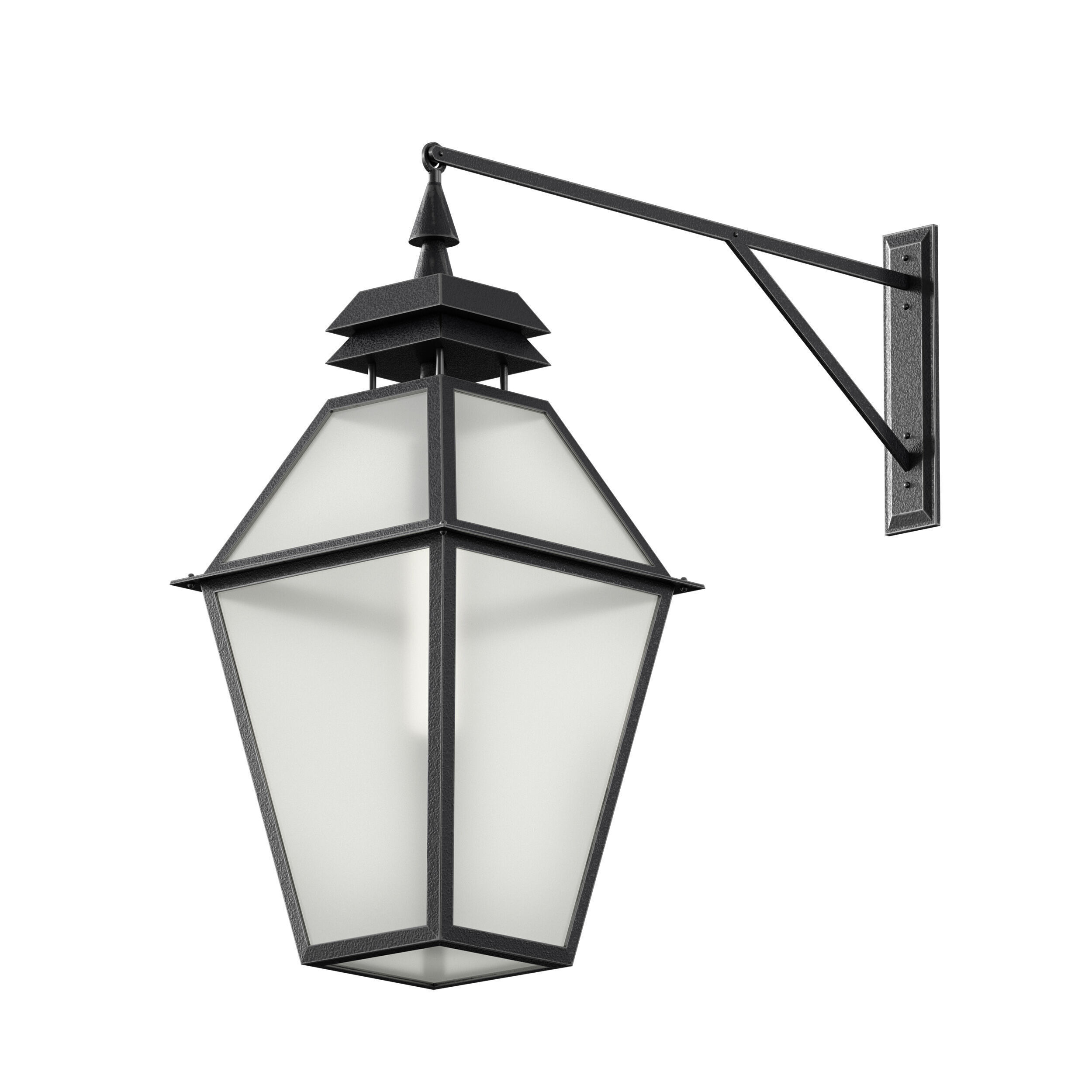 Outdoor Wall Hanging Lantern Light 3D model_11