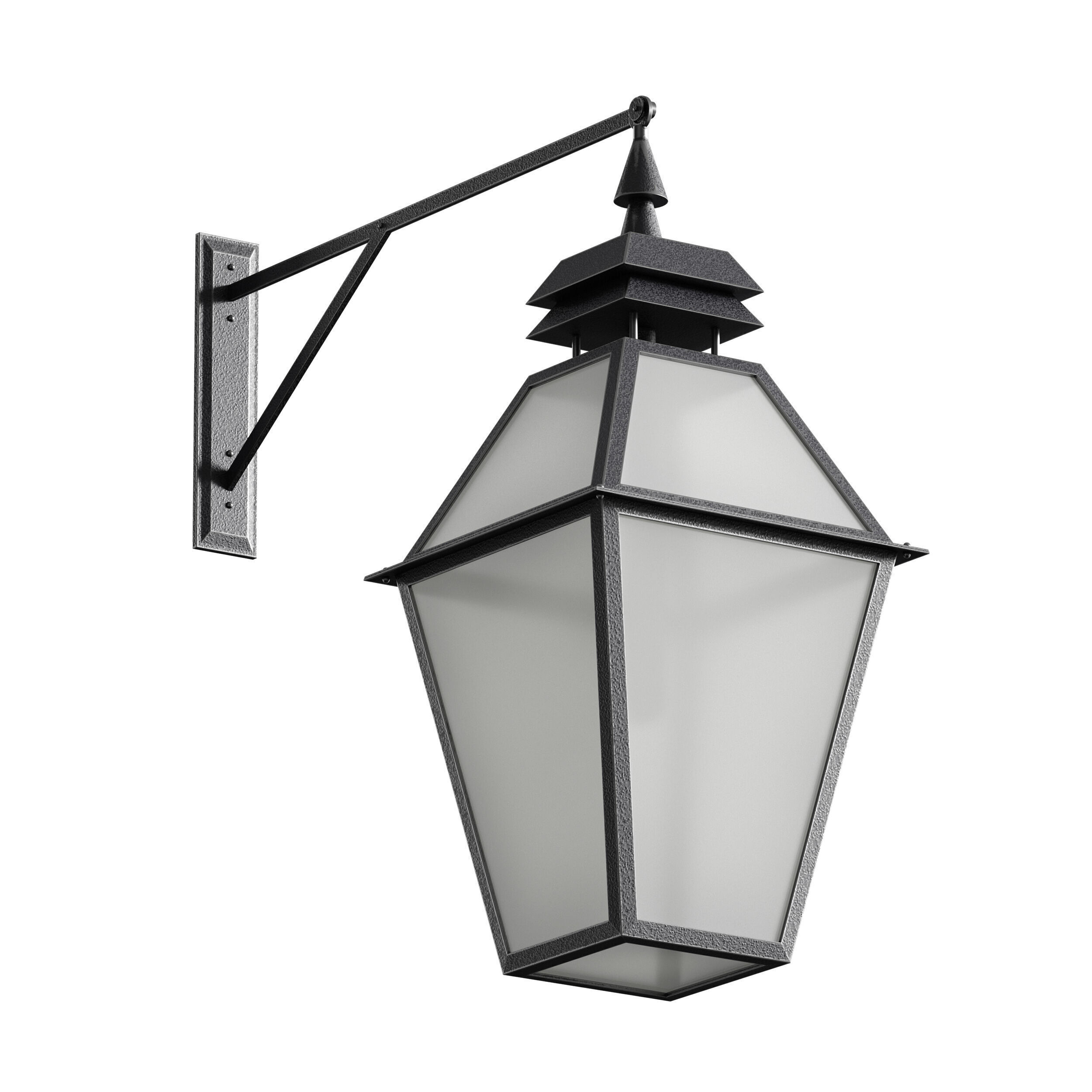 Outdoor Wall Hanging Lantern Light 3D model_18