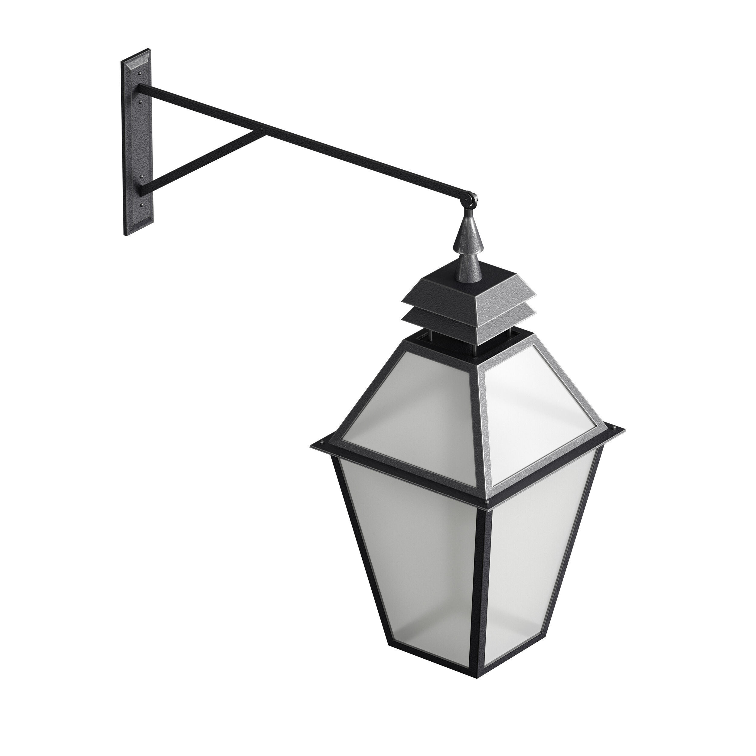 Outdoor Wall Hanging Lantern Light 3D model_20