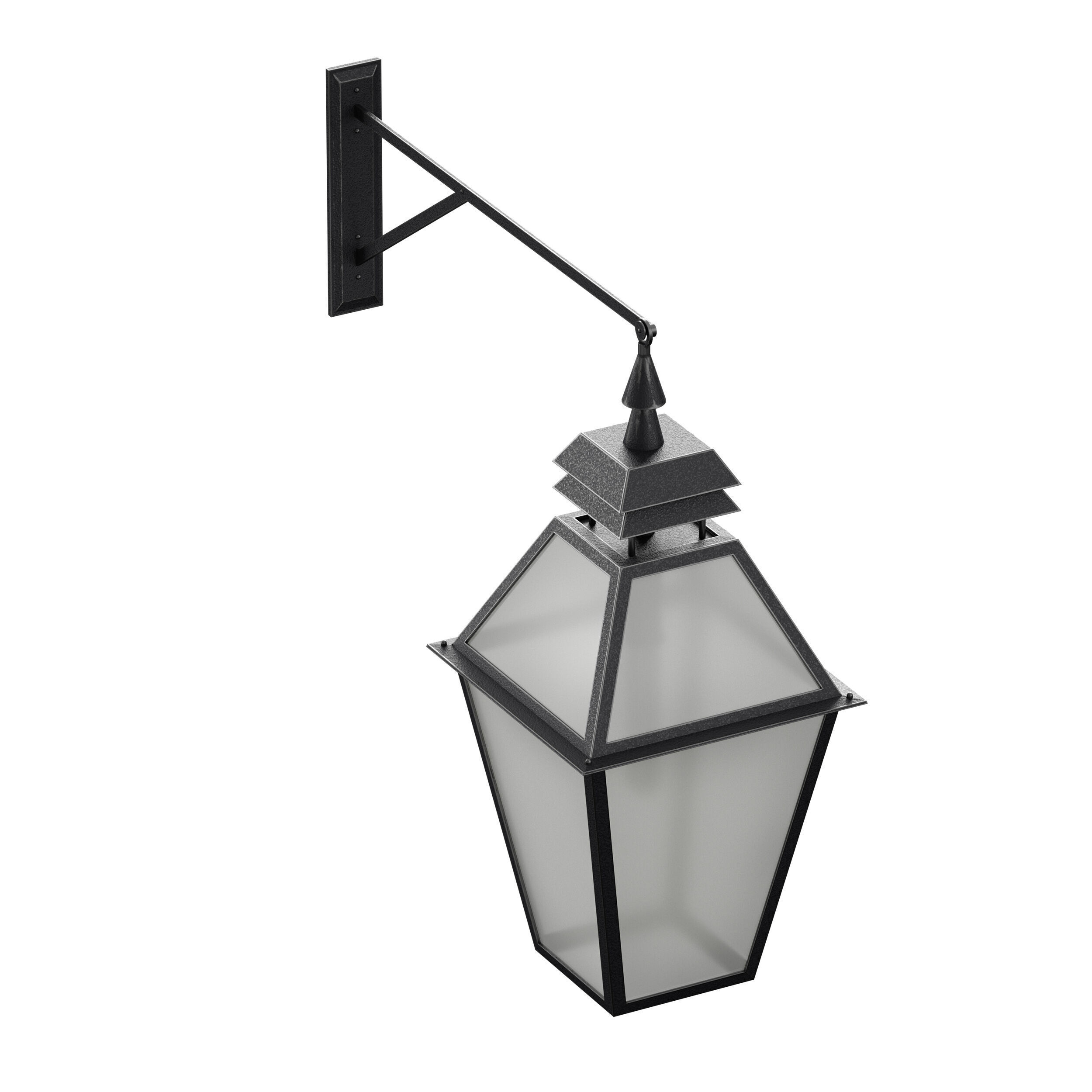 Outdoor Wall Hanging Lantern Light 3D model_19