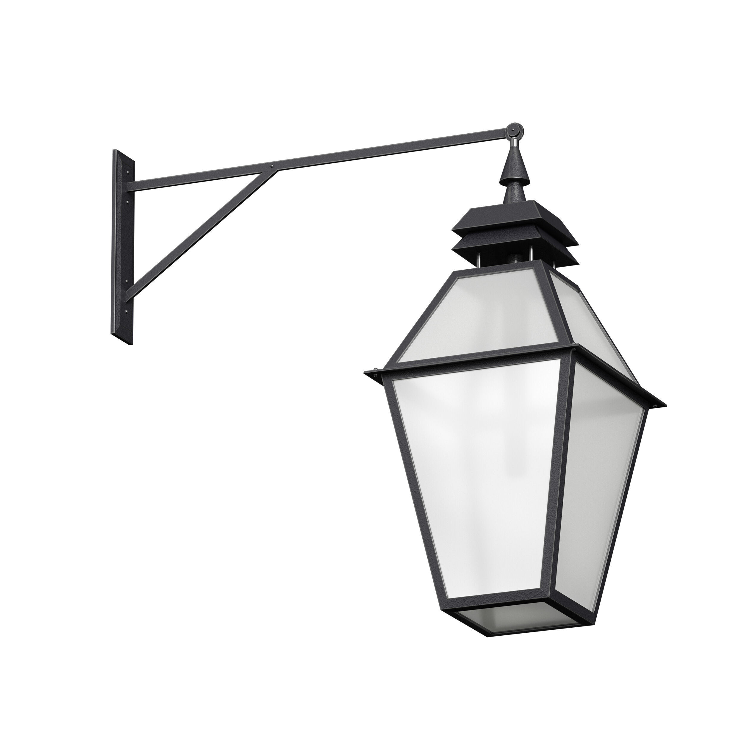 Outdoor Wall Hanging Lantern Light 3D model_22