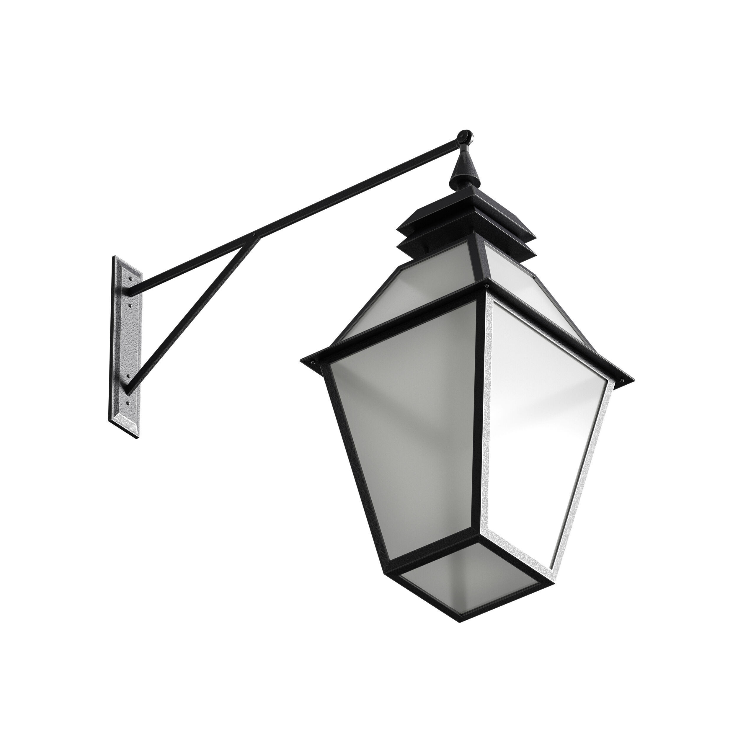 Outdoor Wall Hanging Lantern Light 3D model_23