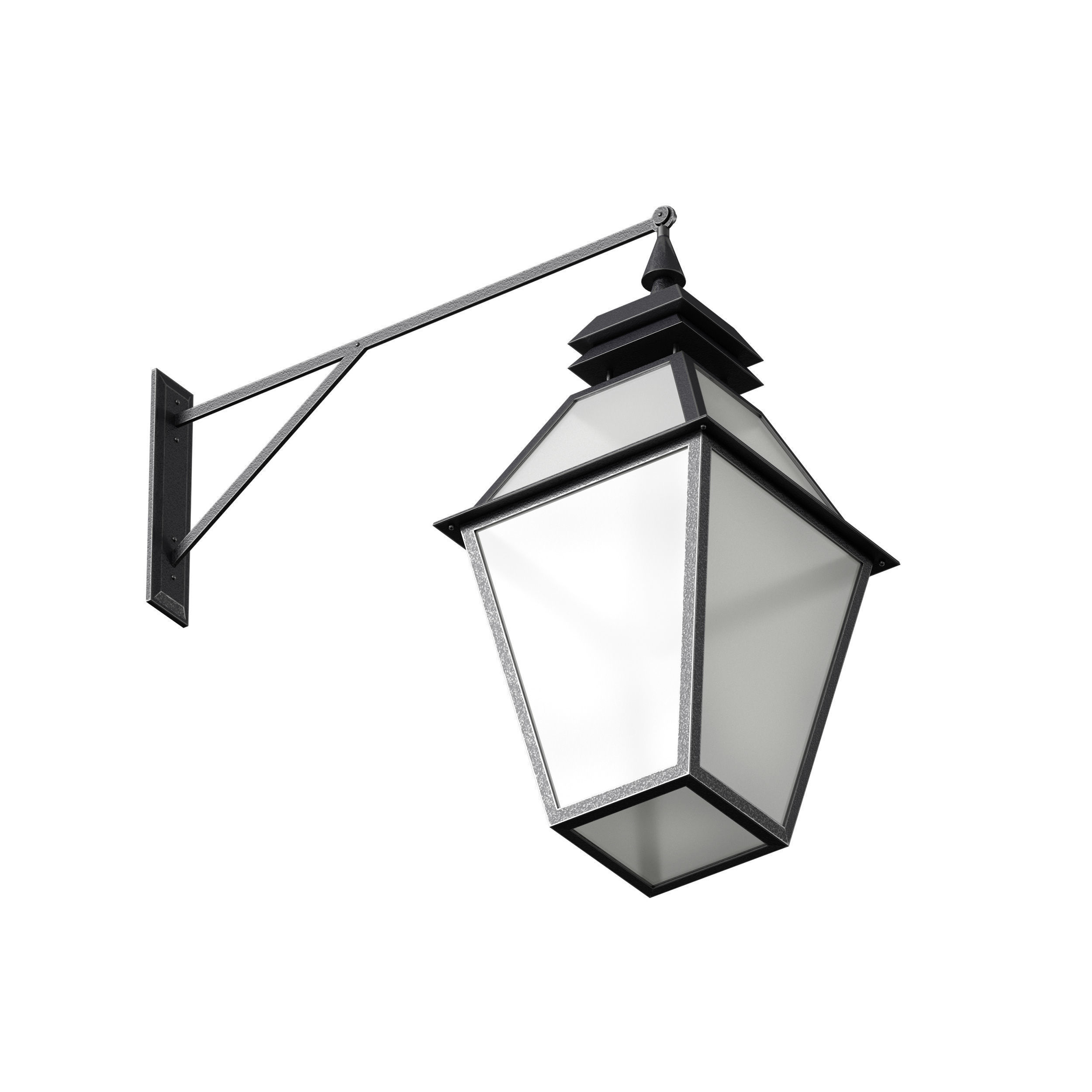 Outdoor Wall Hanging Lantern Light 3D model_17