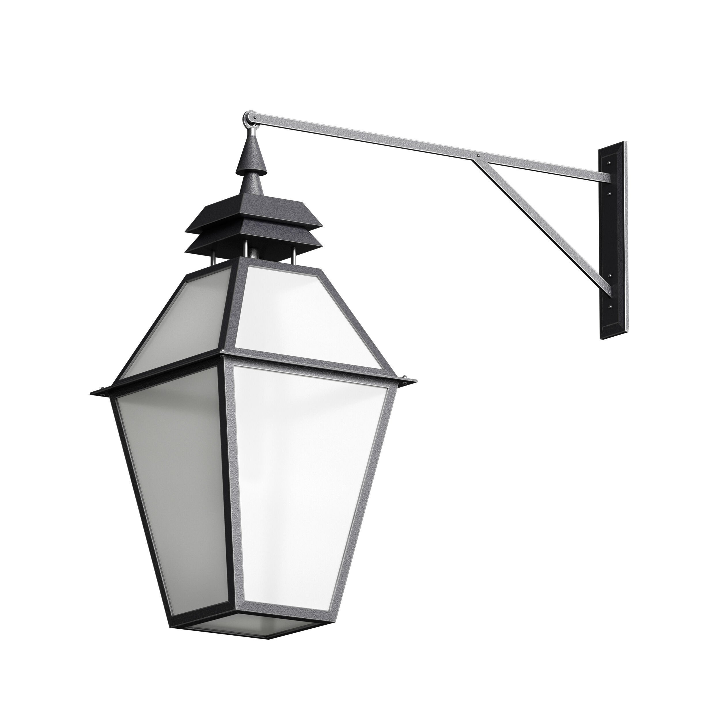 Outdoor Wall Hanging Lantern Light 3D model_26