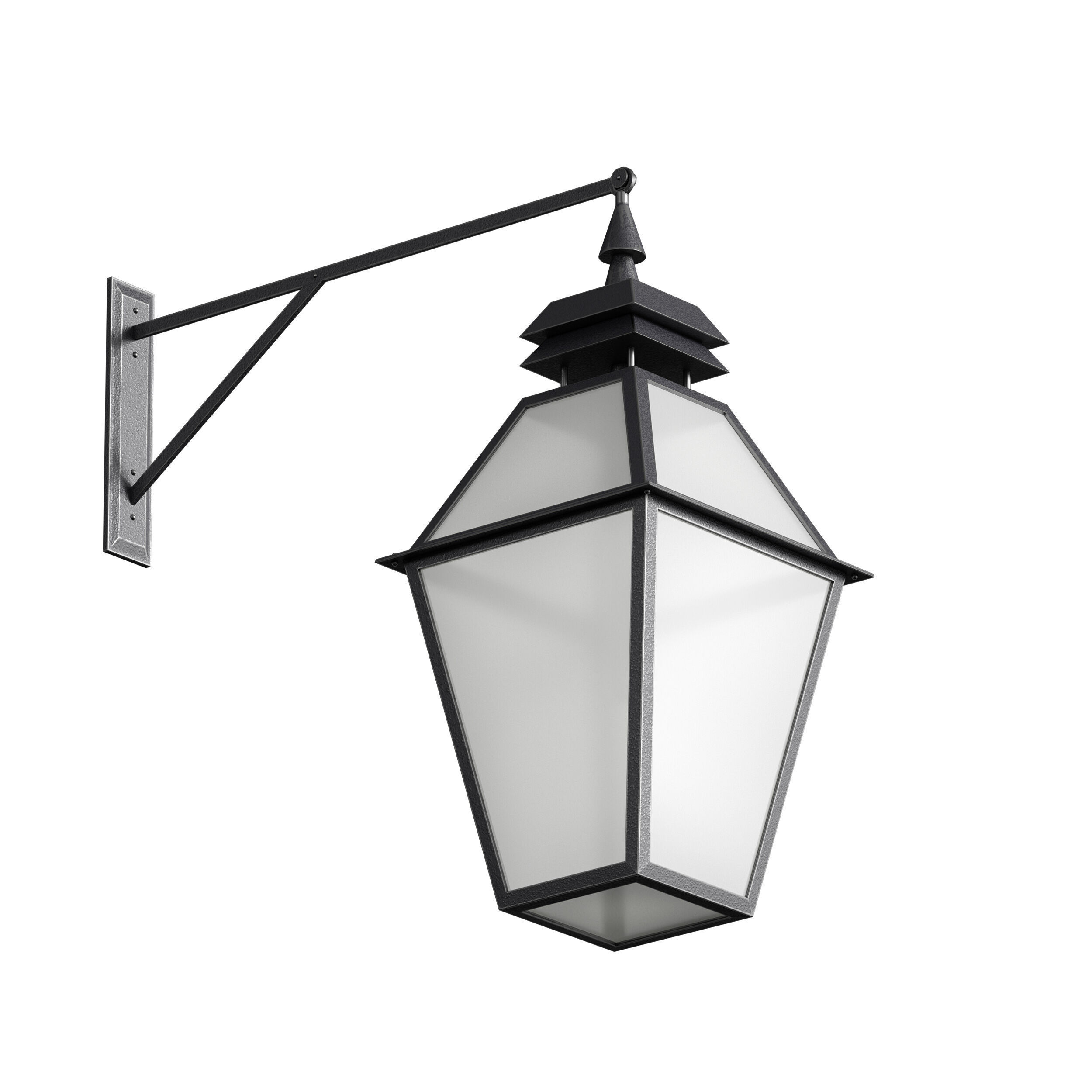 Outdoor Wall Hanging Lantern Light 3D model_16